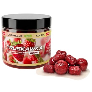 ZEN Pro Fishing TRUSKAWKA Kulki / Dumbelsy Proteinowe Haczykowe 15-20mm
