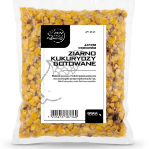 ZEN PRO FISHING Gotowane Ziarno Kukurydzy 1kg