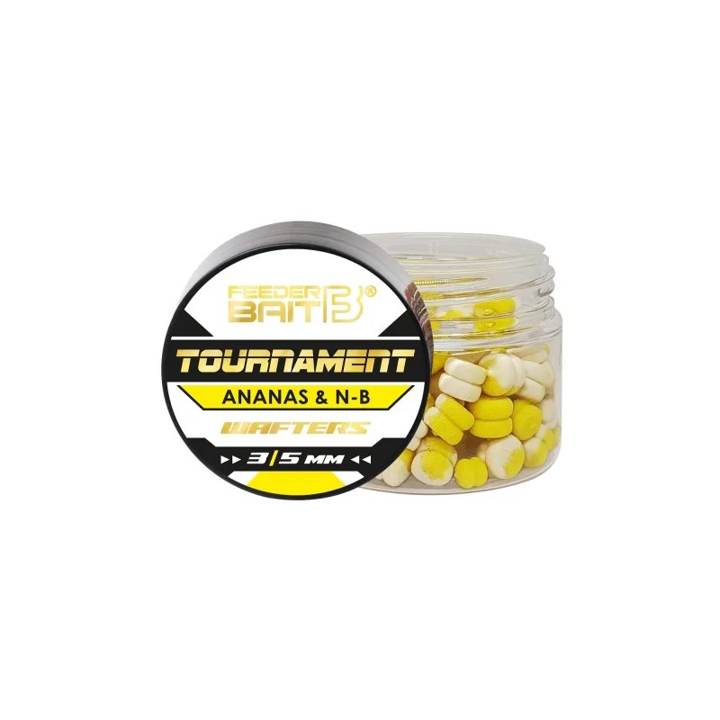 Tournament wafters 3&5 mm - Ananas & N-B - Feeder Bait