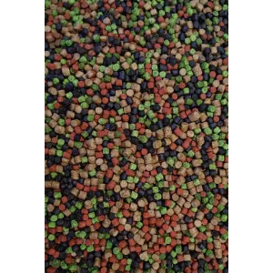 Micro Pellet 4mm Tutti Frutti -Green & Black & Red- Feeder Bait