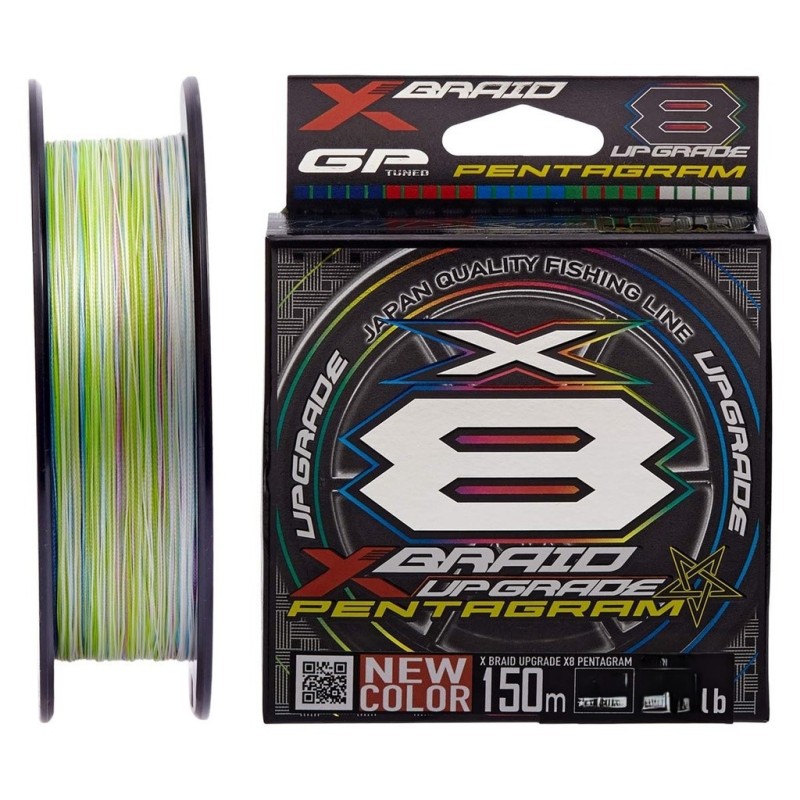 Plecionka YGK X-Braid Upgrade X8 Pentagram 150m 0.4/0.104mm
