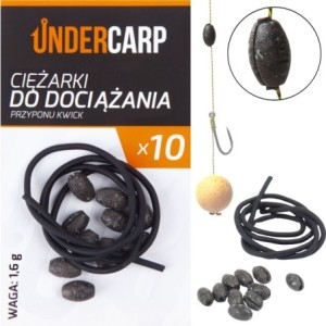 Undercarp Ciężarki do dociążania przyponu Kwick 1,6 g