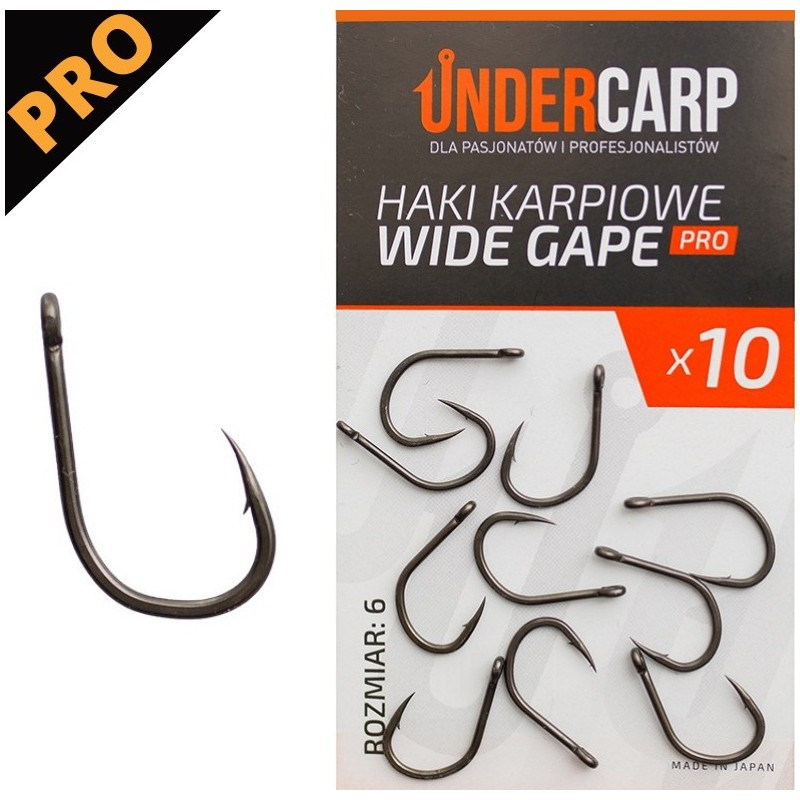 Undercarp Haki Karpiowe Wide Gape 2 PRO