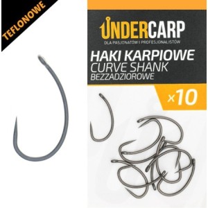 Undercarp Teflonowe haki karpiowe CURVE SHANK 2