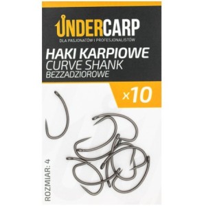 Undercarp Teflonowe haki karpiowe CURVE SHANK 2