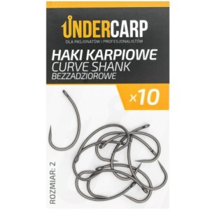Undercarp Teflonowe haki karpiowe CURVE SHANK 2