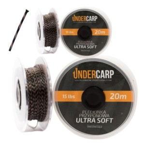 Undercarp Plecionka przyponowa 20 m/15 lbs ULTRA SOFT - brązowa