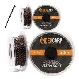 Undercarp Plecionka przyponowa 20 m/15 lbs ULTRA SOFT - brązowa