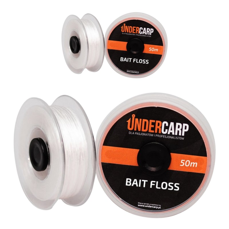Undercarp Bait Floss nić do wiązania kulek 50 m