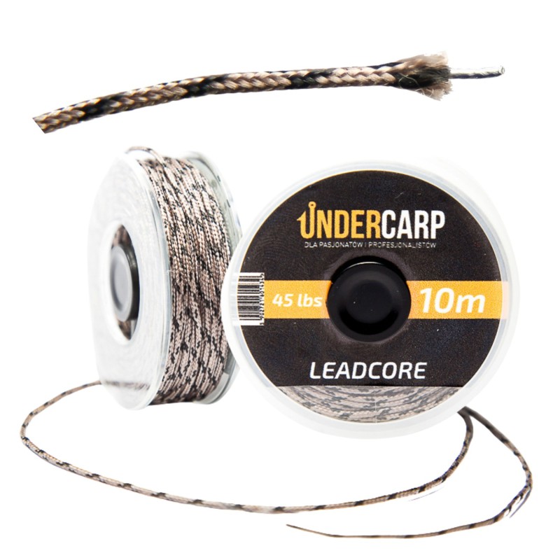 Undercarp Leadcore 10 m/45 lbs - brązowy