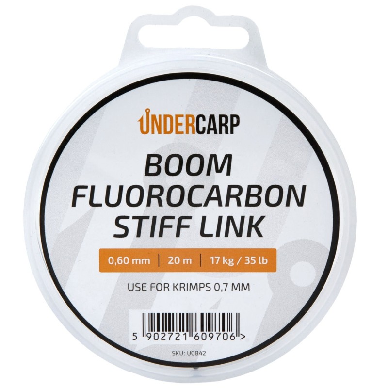 Undercarp Boom Fluorocarbon Stiff Link 0,60mm 20m 17kg/35lb