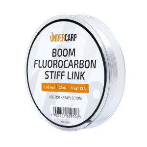 Undercarp Boom Fluorocarbon Stiff Link 0,60mm 20m 17kg/35lb