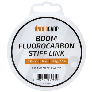 Undercarp Boom Fluorocarbon Stiff Link 0,50mm 20m 14kg/30lb