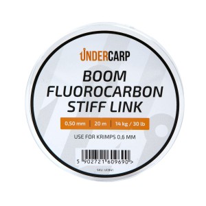 Undercarp Boom Fluorocarbon Stiff Link 0,50mm 20m 14kg/30lb
