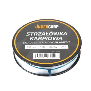Undercarp Strzałówka Karpiowa Snagleader Monofilament 0,55mm/80m 45lb 20,1kg