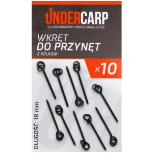 Undercarp Wkręt do przynęt z kółkiem 18 mm
