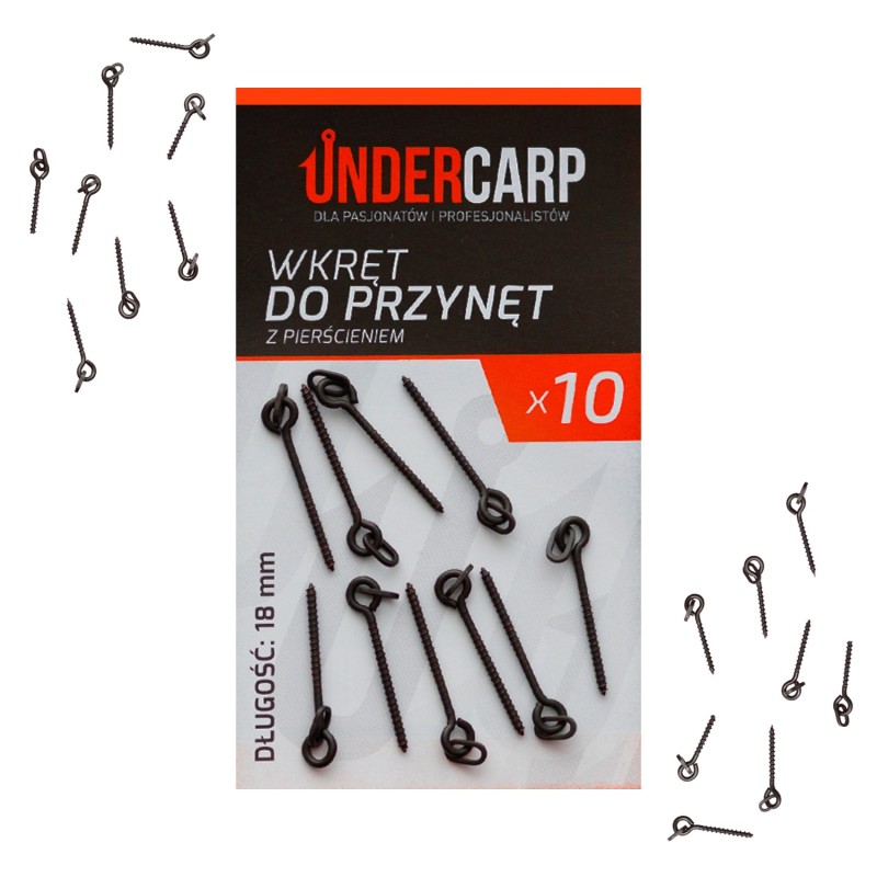 Undercarp Wkręt do przynęt z pierścieniem 18 mm