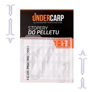Undercarp Stopery do pelletu - przezroczyste
