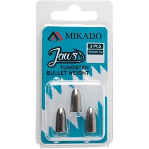 CIĘŻAREK MIKADO JAWS TUNGSTEN BULLET - 7.09g - op.3szt