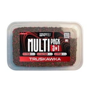 Multipack 3w1 - Truskawka - Feeder Bait