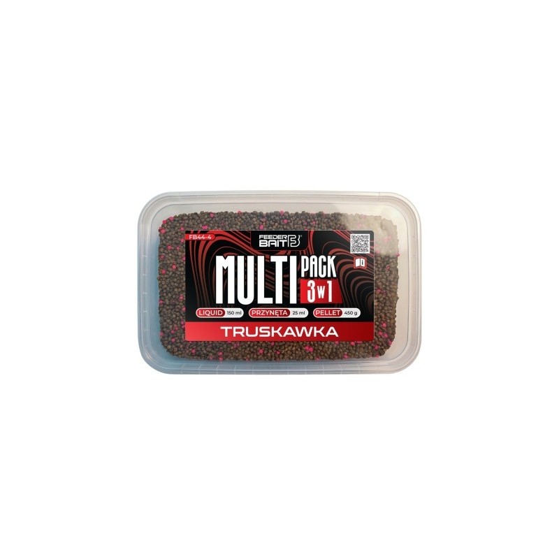 Multipack 3w1 - Truskawka - Feeder Bait
