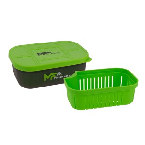 PUDEŁKO MIKADO PELLET BOX - DO PELLETU - Z SITKIEM - 1L