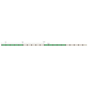 PLECIONKA YGK X-Braid Bornrush WX8 150m PE 0.6 15lb/6.8kg