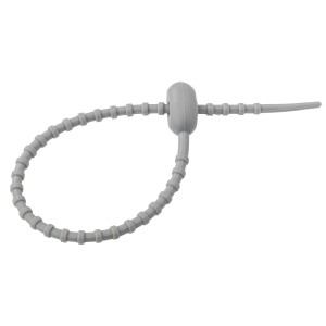 OPASKA ZACISKOWA SILIKONOWA MIKADO 21.5cm/SZARA