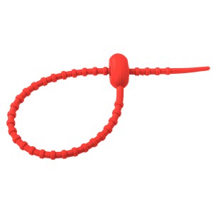 OPASKA ZACISKOWA SILIKONOWA MIKADO 21.5cm/CZERWONA