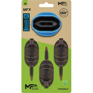 ZESTAW PODAJNIK MIKADO METHOD FEEDER MFX - Q.M.f- roz.XL- 20+30+40g + FOREMKA