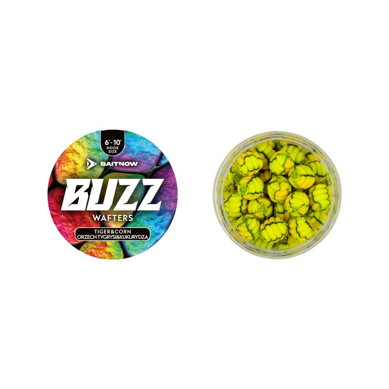 WAFTERS METHOD FEEDER BAITNOW BUZZ TIGER & CORN HOOK 6-10 12g